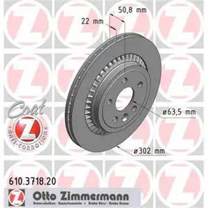 ZIMMERMANN 610.3718.20 Bremsscheiben 2 St&uuml;ck VOLVO