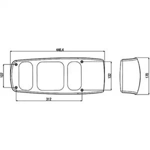 HELLA 2VP 007 502-121 Heckl. Caraluna I Halogen
