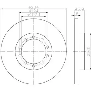 TEXTAR 93242500 Bremsscheiben 2 Stück TEXTAR 93242500 Bremsscheiben 2 Stück