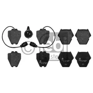 FEBI BILSTEIN 16763 Bremsbelagsatz f&uuml;r AUDI