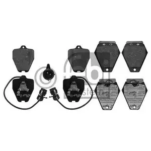 FEBI BILSTEIN 16762 Bremsbelagsatz für AUDI FEBI BILSTEIN 16762 Bremsbelagsatz für AUDI