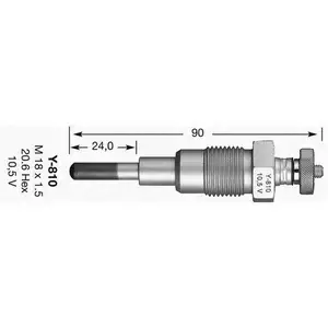 Glühkerze Ngk 6929 für Citroën für Opel für Peugeot für Renault für Dacia Glühkerze Ngk 6929 für Citroën für Opel für Peugeot für Renault für Dacia
