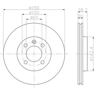 TEXTAR 92036803 Bremsscheiben 2 Stück VW TEXTAR 92036803 Bremsscheiben 2 Stück VW
