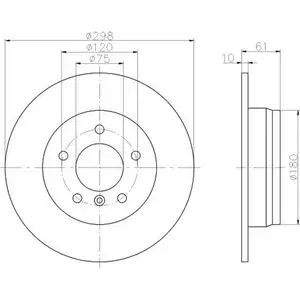 TEXTAR 92076603 Bremsscheiben 2 St&uuml;ck BMW