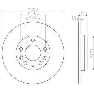 TEXTAR 92125603 Bremsscheiben 2 Stück MAZDA TEXTAR 92125603 Bremsscheiben 2 Stück MAZDA