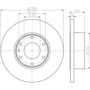 TEXTAR 93177500 Bremsscheiben 2 Stück IVECO TEXTAR 93177500 Bremsscheiben 2 Stück IVECO
