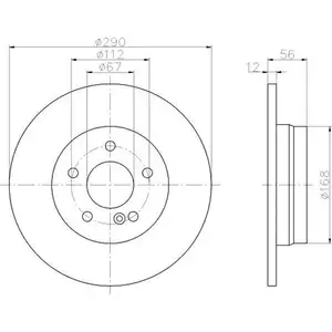 TEXTAR 92091103 Bremsscheiben 2 St&uuml;ck MERCEDES-BENZ