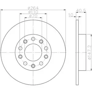 TEXTAR 92230203 Bremsscheiben 2 Stück hinten ALFA ROMEO TEXTAR 92230203 Bremsscheiben 2 Stück hinten ALFA ROMEO