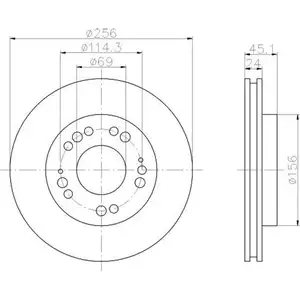 TEXTAR 92094700 Bremsscheiben 2 St&uuml;ck MITSUBISHI