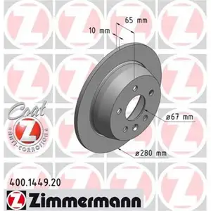 ZIMMERMANN 400.1449.20 Bremsscheiben 2 Stück MERCEDES-BENZ ZIMMERMANN 400.1449.20 Bremsscheiben 2 Stück MERCEDES-BENZ