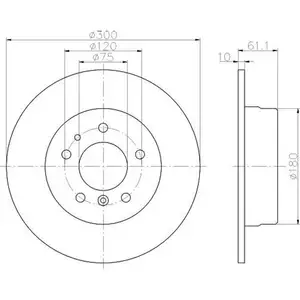 TEXTAR 92042303 Bremsscheiben 2 St&uuml;ck BMW