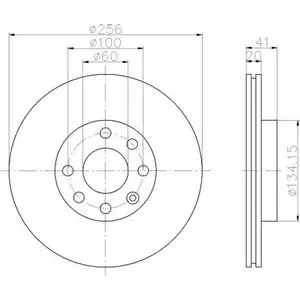TEXTAR 92056503 Bremsscheiben 2 St&uuml;ck OPEL