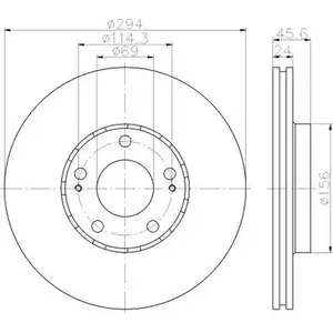 TEXTAR 92135203 Bremsscheiben 2 St&uuml;ck MITSUBISHI