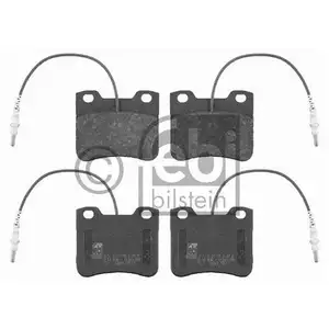 FEBI BILSTEIN 16243 Bremsbelagsatz f&uuml;r CITRO&Euml;N, PEUGEOT