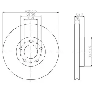 TEXTAR 92100503 Bremsscheiben 2 Stück VOLVO TEXTAR 92100503 Bremsscheiben 2 Stück VOLVO