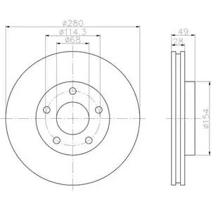 TEXTAR 92109403 Bremsscheiben 2 St&uuml;ck NISSAN