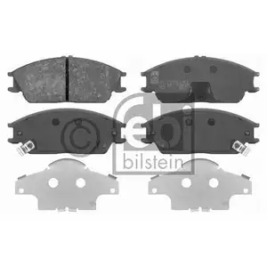 FEBI BILSTEIN 16683 Bremsbelagsatz FEBI BILSTEIN 16683 Bremsbelagsatz