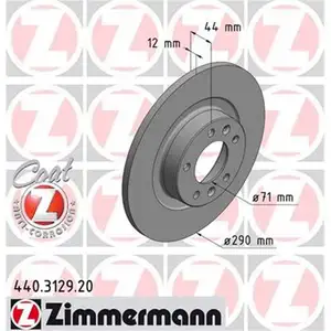 ZIMMERMANN 440.3129.20 Bremsscheiben 2 Stück PEUGEOT ZIMMERMANN 440.3129.20 Bremsscheiben 2 Stück PEUGEOT