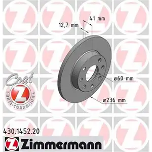 ZIMMERMANN 430.1452.20 Bremsscheiben 2 Stück OPEL ZIMMERMANN 430.1452.20 Bremsscheiben 2 Stück OPEL