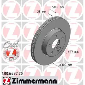 ZIMMERMANN 400.6472.20 Bremsscheiben 2 Stück MERCEDES-BENZ ZIMMERMANN 400.6472.20 Bremsscheiben 2 Stück MERCEDES-BENZ