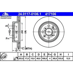 ATE 24.0117-0106.1 Bremsscheiben 2 Stück SUZUKI ATE 24.0117-0106.1 Bremsscheiben 2 Stück SUZUKI
