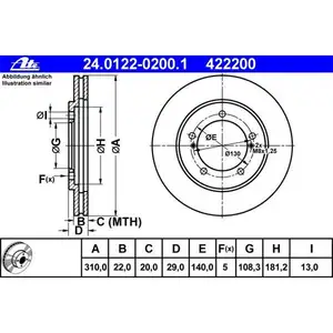 ATE 24.0122-0200.1 Bremsscheiben 2 Stück SUZUKI ATE 24.0122-0200.1 Bremsscheiben 2 Stück SUZUKI