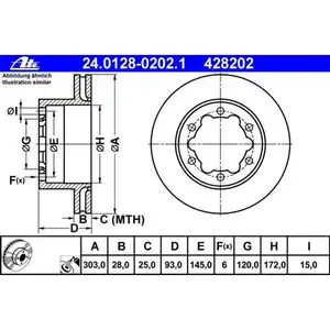 ATE 24.0128-0202.1 Bremsscheiben 2 St&uuml;ck VW