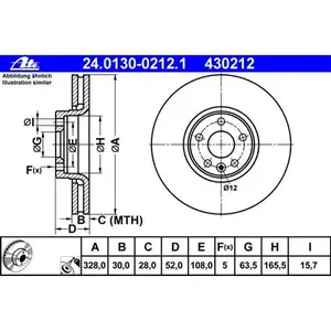 ATE 24.0130-0212.1 Bremsscheiben 2 St&uuml;ck VOLVO
