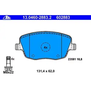 ATE Bremsenset Bremsscheiben 288 mm belüftet Bremsbeläge vorn Polo 4 9N ATE Bremsenset Bremsscheiben 288 mm belüftet Bremsbeläge vorn Polo 4 9N