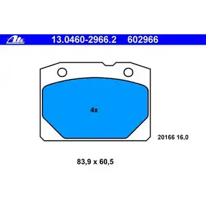 ATE 13.0460-2966.2 Belagsatz