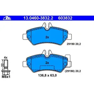 ATE 13.0460-3832.2 Belagsatz ATE 13.0460-3832.2 Belagsatz