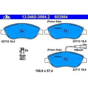 ATE 13.0460-3984.2 Belagsatz ATE 13.0460-3984.2 Belagsatz