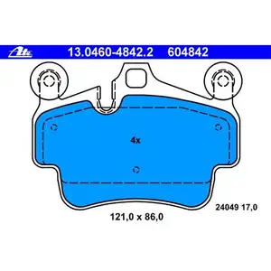 ATE 13.0460-4842.2 Belagsatz ATE 13.0460-4842.2 Belagsatz