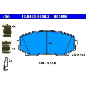 ATE Bremsenset Bremsscheiben Ø320 belüftet Bremsbeläge vorn Mazda CX-7 CX-9 ATE Bremsenset Bremsscheiben Ø320 belüftet Bremsbeläge vorn Mazda CX-7 CX-9