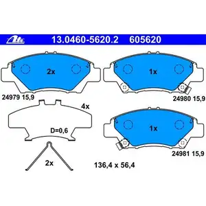 ATE 13.0460-5620.2 Belagsatz ATE 13.0460-5620.2 Belagsatz