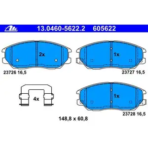 ATE 13.0460-5622.2 Belagsatz ATE 13.0460-5622.2 Belagsatz