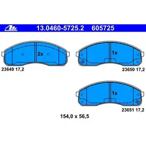 ATE 13.0460-5725.2 Belagsatz