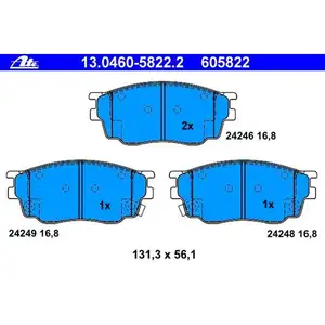 ATE 13.0460-5822.2 Belagsatz ATE 13.0460-5822.2 Belagsatz