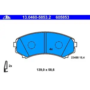 ATE 13.0460-5853.2 Belagsatz ATE 13.0460-5853.2 Belagsatz