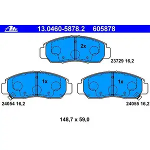 ATE 13.0460-5878.2 Belagsatz ATE 13.0460-5878.2 Belagsatz