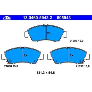 ATE 13.0460-5943.2 Belagsatz ATE 13.0460-5943.2 Belagsatz