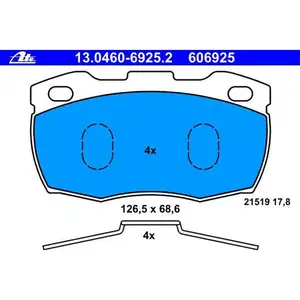 ATE 13.0460-6925.2 Belagsatz ATE 13.0460-6925.2 Belagsatz