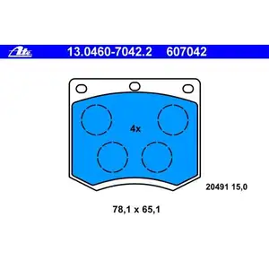 ATE 13.0460-7042.2 Belagsatz