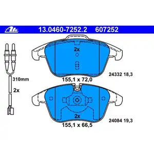 ATE 13.0460-7252.2 Belagsatz