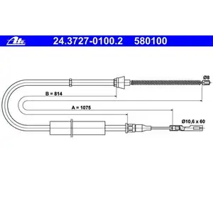 ATE 24.3727-0100.2 Bremsseil ATE 24.3727-0100.2 Bremsseil