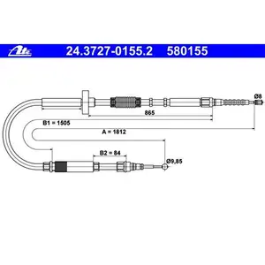 ATE 24.3727-0155.2 Bremsseil ATE 24.3727-0155.2 Bremsseil