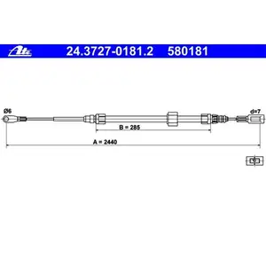 ATE 24.3727-0181.2 Bremsseil ATE 24.3727-0181.2 Bremsseil