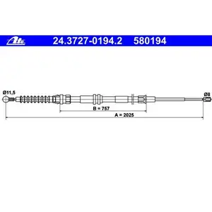ATE 24.3727-0194.2 Bremsseil