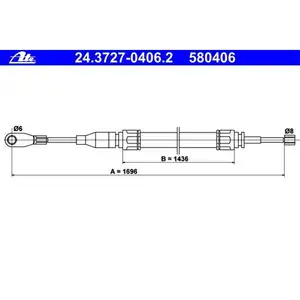 ATE 24.3727-0406.2 Bremsseil