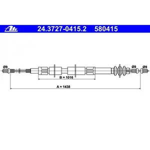 ATE 24.3727-0415.2 Bremsseil